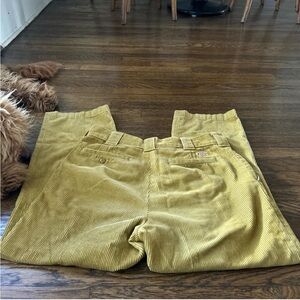 Dickies regular fit mustard yellow corduroy pants 8R